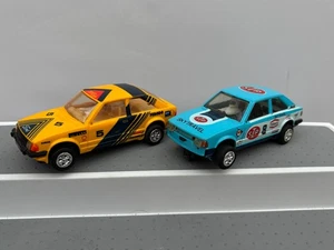 2x vintage Scalextric Ford Escort XR3i Spares or Repair Untested - Picture 1 of 7