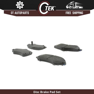 Para Jeep Wrangler 2007-2020 | Pastilhas de freio a disco dianteiras centrais | Semi-metálicas - Imagem 1 de 3