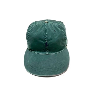 Polo Deportivo Ralph Lauren Vintage Años 90 Largo Bill Gorra Verde Hecho en EE. UU. - Imagen 1 de 6