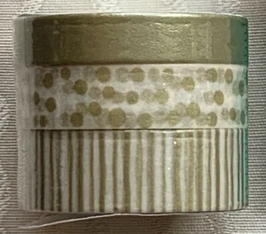 New Olive Green & White Designer Washi Tapes Watercolor Wonder by Stampin Up! - Picture 1 of 4