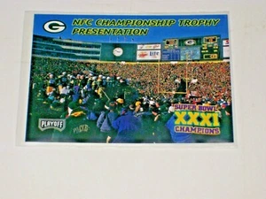 Playoff Green Bay Packers Super Sunday XXXI 1997 5 equipos NFC presentación del trofeo - Imagen 1 de 2