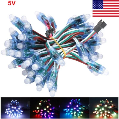 5V 1000pcs LED Strip WS2811 Pixels Digital Addressable IC RGB LED String Lights - Image 1 of 4