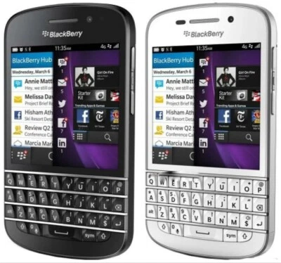 Teléfono inteligente Blackberry Q10 original desbloqueado 16 GB 8 MP QWERTY 3,1" BlackBerryOS Foto 1 de 4