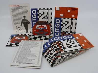 NASCAR 1996 Winston Cup CITGO Michael Waltrip Stand Up Pocket Schedule Lote de 14 Foto 1 de 4