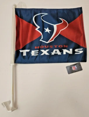 Bandeira de carro da equipe da NFL Houston Texans - Imagem 1 de 2