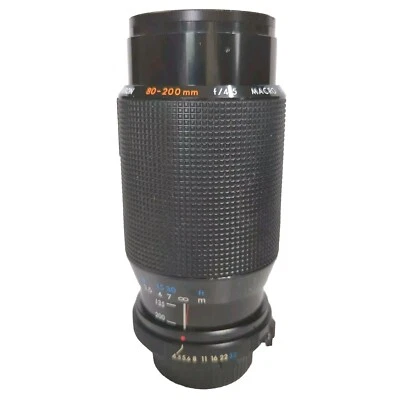  KIRON 80-200MM F4.5 MACRO LENTE ZOOM 1:4 MC PARA MONTAGEM CANON FD PARA MIRRORLESS - Imagem 1 de 4