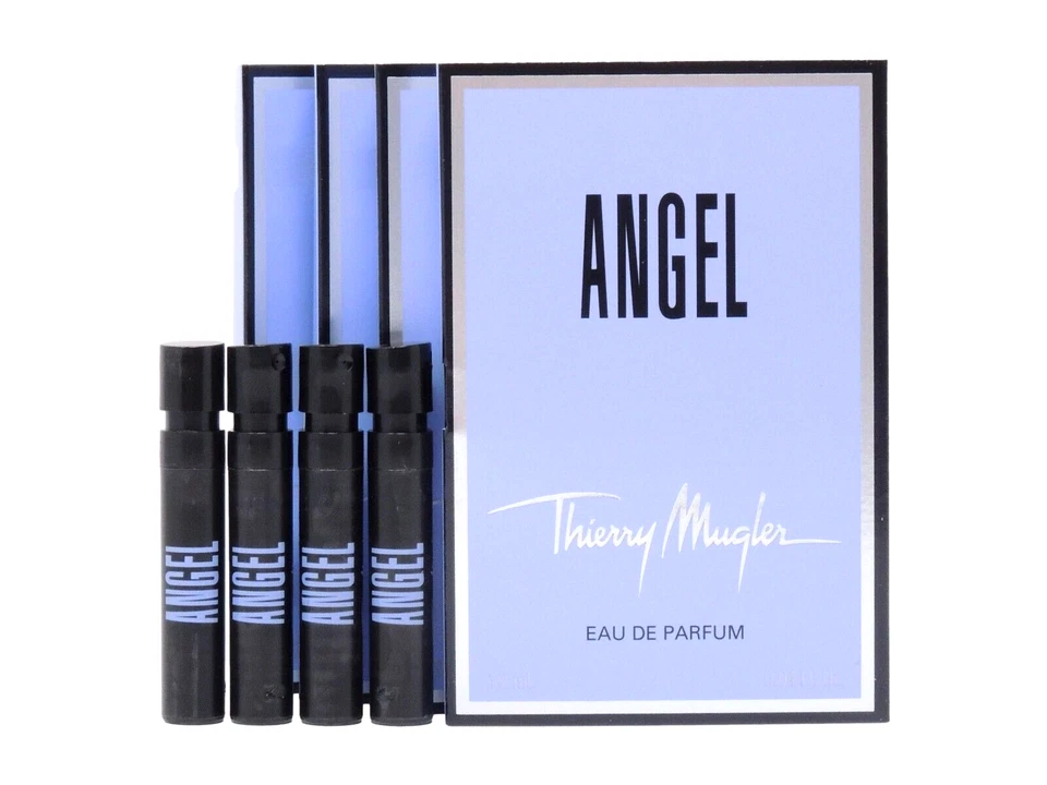 THIERRY MUGLER ANGEL EDP 1.2ml .04fl oz x 4 PERFUME SPRAY SAMPLES - Image 1 of 1
