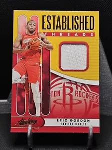 2019-20 Panini Absolute NBA Established Threads Eric Gordon #ET-EGD (Game-Worn) - Picture 1 of 2