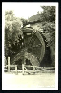 RPPC 55e Kodak  Old Grist Mill Wheel  St. Augustine Fla. Unused - Picture 1 of 2