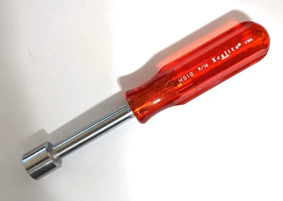 9/16 HOLLOW SHAFT NUT DRIVER [XCELITE HS18] [OAL: 7-1/8"] (QTY: 1) USA NOS - Image 1 of 3