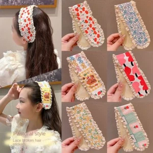 Knitted Bangs Stickers Children's Pastoral Style Headband - Picture 1 of 18