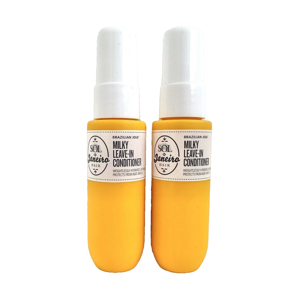 2x SOL DE JANEIRO MILKY LEAVE-IN CONDITIONER 1.0oz / 30ml Each NEW - Image 1 of 1