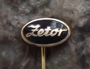 Oval Zetor Traktor Landwirtschaft Bauernhof Landmaschinen Werbung Pin Anstecker - Bild 1 von 11