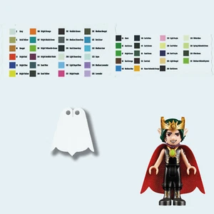 1x capa, Custom Cape compatible con minifiguras Gobling King - Imagen 1 de 47