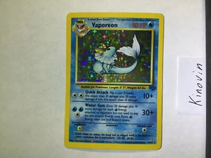 Vaporeon Holo-Foil Rare Pokemon Karte Jungle 12/64 Englisch WOTC 1999 - Bild 1 von 4