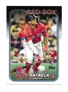 2024 Topps Update Ceddanne Rafaela RC Super Box Oversize #US110 Variation - Bild 1 von 2