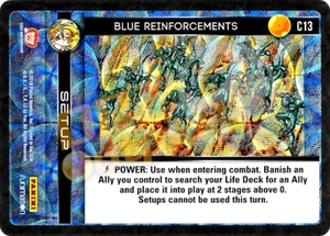 DBZ Dragon Ball Z TCG Panini Vengeance C13 Blue Reinforcements Foil - Picture 1 of 1