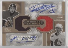 2005-06 SPx Winning Combos Auto /25 Dany Heatley Martin Havlat #AWC-HH Auto
