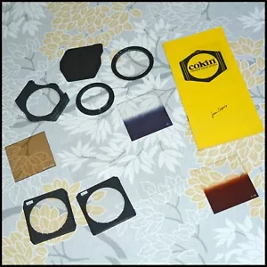 Genuine Cokin A set - 8 filters + Holder + Adapter + Book 4 Digital - Picture 1 of 1