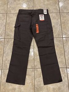Mens 38X34 Dickies Carpenter Jeans Duck Canvas Relaxed Fit Straight NEW NWT Gray