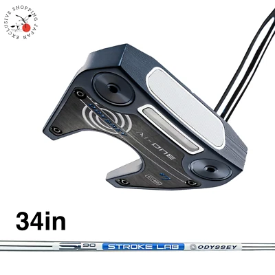 Odyssey Ai-ONE #7 DB Mallet Putter 34in STROKE LAB 90 Steel Shaft Double Bend - Image 1 of 4