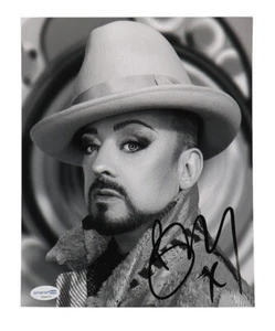 Boy George Autographed Culture Club Signed 8x10 Photo AUTOGRAPHCOA - Picture 1 of 2
