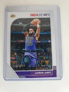 2019-20 Panini NBA Hoops Base #87 LeBron James Lakers Card - Picture 1 of 2