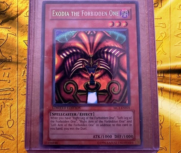 Yugioh TCG Exodia The Forbiden One MC1-EN001 Secret Rare Limited Edition MP - Image 1 of 1