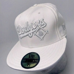 Herren New Era Cap Off White | Grau Los Angeles Dodgers 59FIFTY MLB - Bild 1 von 6