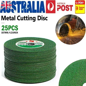 25pcs 107mm 4" Metal Cutting Wheel Resin Cut Off Blade Grinding Disc for Grinder - Picture 1 of 6