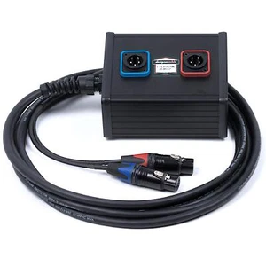 2 way Stage Box. Neutrik Male to Female XLR Multicore Cable. Studio Wall Mount - Picture 1 of 2