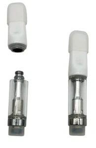NEW Lot 100 .5ml Cartridges Refillable Ceramic White Ceramic - SC5 - Picture 1 of 11