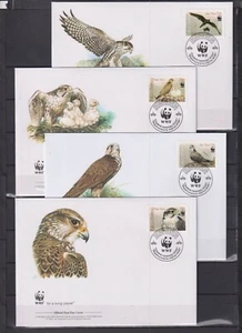 F1867  - Kirgizie  2009 - FDC - Vogels / Birds / Vögel / Falcon - WWF/WNF - Picture 1 of 1