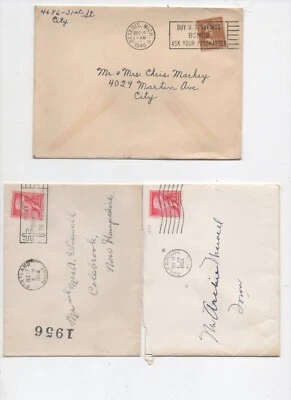 United States used greeting card sized cover lot - Image 1 of 4