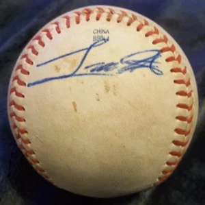 LUIGI RODRIGUEZ San Francisco Giants AUTOGRAPHED Carolina League Baseball - Bild 1 von 2