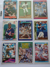 Lot de cartes de baseball Blue Jays' JOE CARTER (18) de Toronto/presque comme neuf/ PAS DE DOUBLONS !