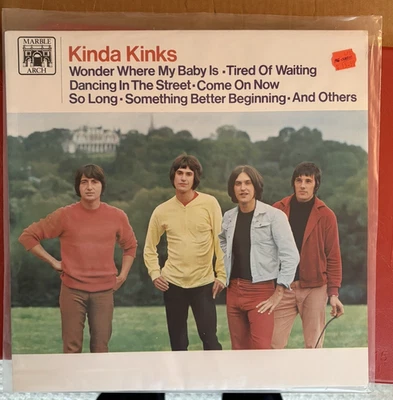 The Kinks Kinda Kinks Reissue Vinyl LP Import Ray Davies Marble Arch NM - Image 1 of 2