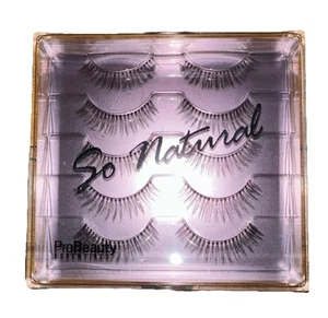 ProBeauty Essentials SO NATURAL Self Adversive Flare Lashes 5 Pairs - Picture 1 of 4