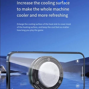 Pour Téléphone Gaming Refroidisseur Ventilateur Magnétique avec Lumière RGB - Photo 1 sur 12