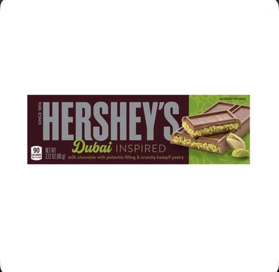 Barra de chocolate inspirada en Hershey Dubai, 3,12 oz - EDICIÓN LIMITADA - EN MANO Foto 1 de 3