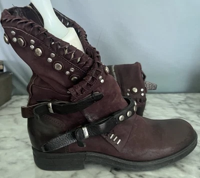 Botines A.S 98 VERTI NERO Borgoña | 39 EU | 8,5 US Foto 1 de 4