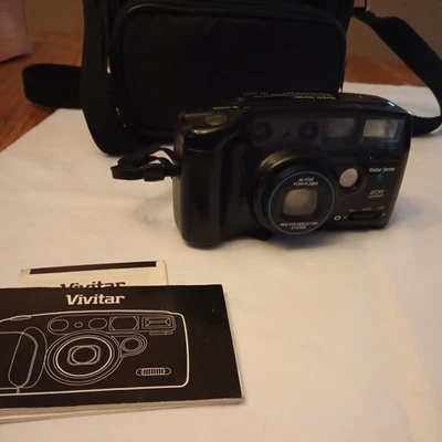 Vivitar Series 1 470PZ 35mm Film Point & Shoot Zoom Camera Black auto focus zoom - Image 1 of 2