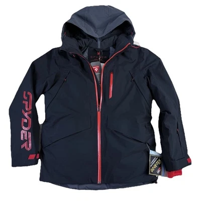 Chaqueta Spyder Anthem aislada geoesquí snowboard Goretex negra roja nueva con etiquetas grande Foto 1 de 4
