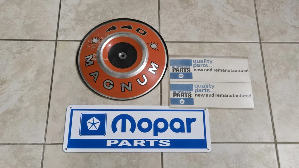 1969 1970 1971 Orange PIE TIN 440 MAGNUM Dodge Charger R/T Coronet R/T Super Bee - Image 1 of 4