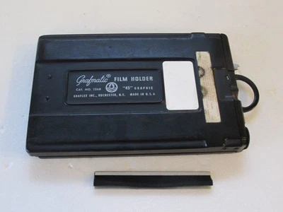 Genuine Grafmatic 45 4x5 Sheet Graphic Film Holder w/ 6 Septums 1268 READ - Image 1 of 4