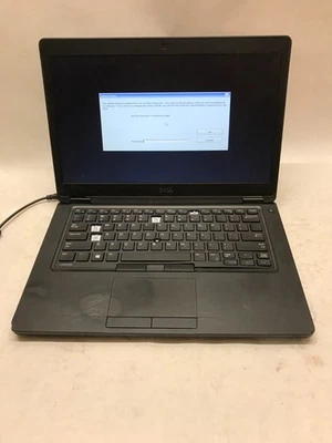Dell Latitude 5480 14" Intel Core i5 4GB RAM NO HDD/OS For Parts BIOS LOCK! - DW - Image 1 of 4
