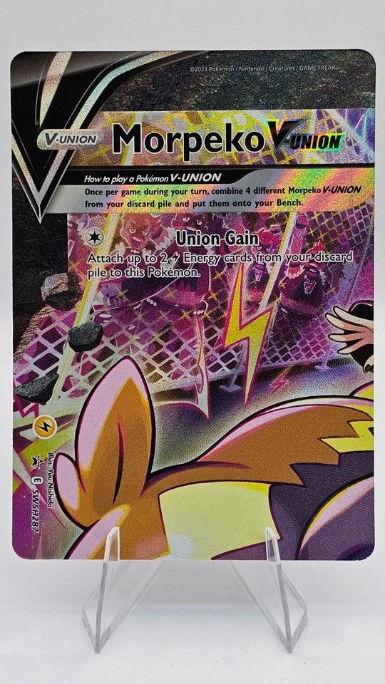Morpeko V-UNION - SWSH287-SWSH290 - SWSH: Sword & Shield Promo Cards (SWSD) SET - Image 1 of 4