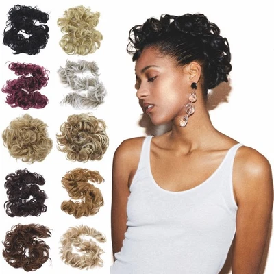 CAISHA XXL Haarteil Haargummi Hochsteck- und Braufrisuren Gewellt Dutt Voluminös