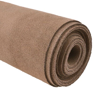 Leather Suede Cowhide Craft Sheet Skins 1.5-1.8mm Thick for Pouches, Bags - Image 1 of 4