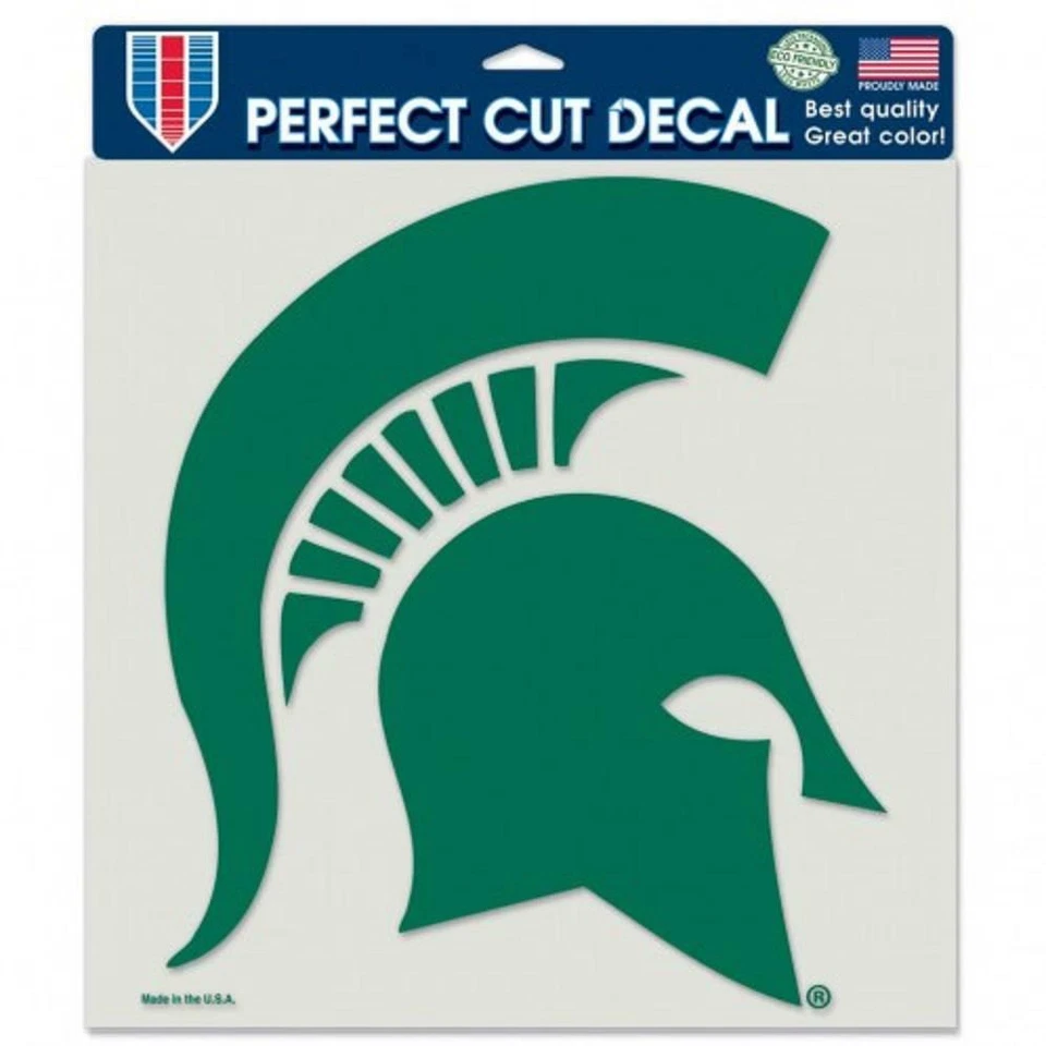 Michigan State Spartans 8"x8" Perfect Cut Car Decal [NEW] Auto Sticker Emblem - Image 1 of 1